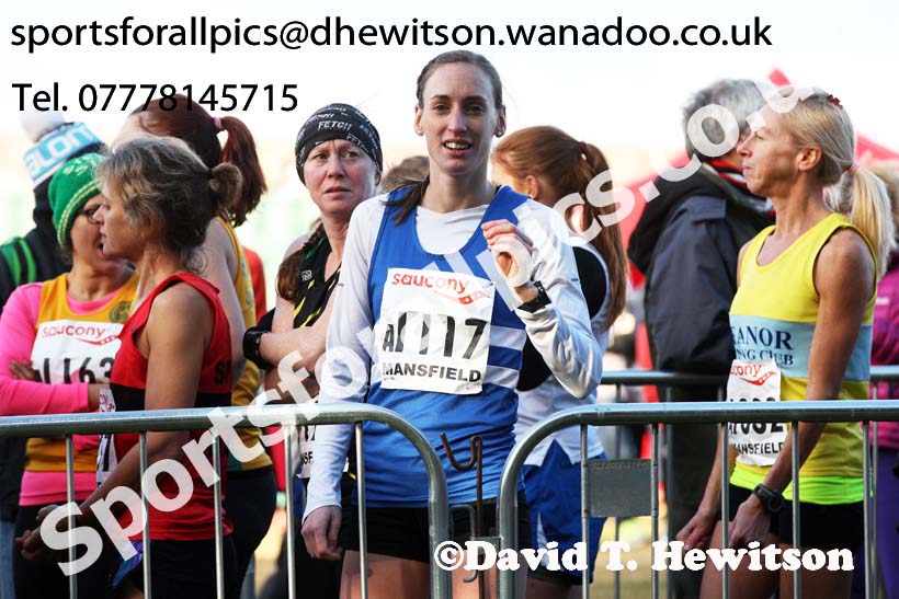 Senior women, 2016 National Cross Country Relays, Berry Hill Park, Mansfield. Photo: David T. Hewitson/Sports for All Pics
